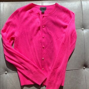 J. Crew Vibrant Pink Women's Cardigan